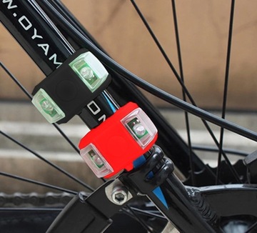 Lampka led podwójna Zestaw 2 szt do wózka rowerka itp