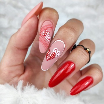 Лак Claresa Hybrid Nail 425 красный для ногтей