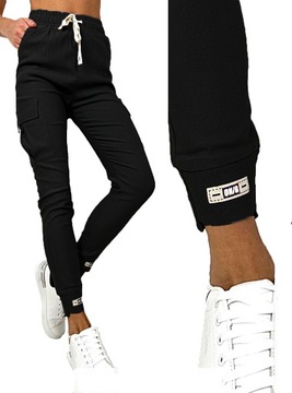 ЭЛАСТИЧНЫЕ БРЮКИ-КАРГО ЦВЕТА F26 размер XL