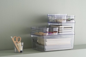 Универсальный контейнер для ванной XS, прозрачный. ОРТЕКС