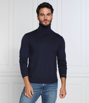 Pepe Jeans Sweter Z Golfem Pepe Jeans ANDRE TURTLE NECK niebieski golf