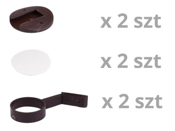 НАРУЖНЫЙ ОКОННЫЙ ТЕРМОМЕТР ДЛЯ ОКОН И СТЕН, КОРИЧНЕВЫЙ