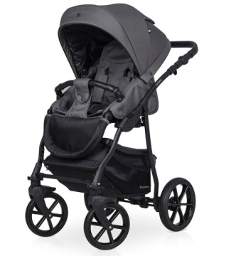 ПОЛЬСКАЯ КОЛЯСКА + КОМПЛЕКТ СИДЕНЬЯ. 3в1 Базовый Карбон Рико