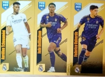PANINI naklejki FIFA 365 2024 NAKLEJKA 171 a b c REAL BELLINGHAM VALVERDE