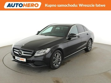 Mercedes Klasa C W205 Limuzyna 180 156KM 2016 Mercedes C 180 półskóra navi klima auto