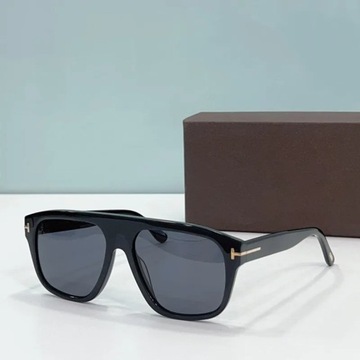 Tom Ford tf0777 прямоугольные солнцезащитные очки для женщин и мужчин брендовый дизайнер черный