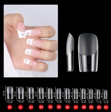 ГИБКИЙ МЯГКИЙ ГЕЛЬ FLEXI CLEAR Квадратные кончики THIN FLEXIBLE CLEAR 120