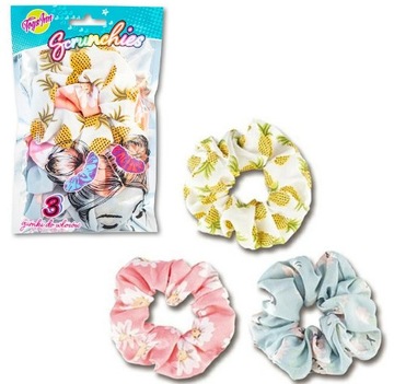 Gumki do włosów scrunchies 3 szt. STNUX 3x GUMKA