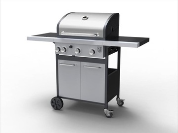 GRILL GAZOWY TEPRO ROSEDALE 3+1 ŻELIWO 12.8kW 53x40cm