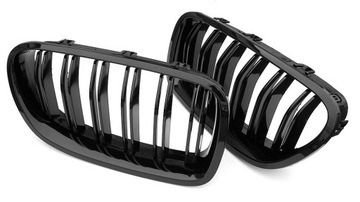 BMW F10 F11 Nerki grill kratki M5 czarny połysk