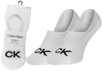 CALVIN KLEIN SKARPETKI STOPKI 2 PARY WHITE 43-46