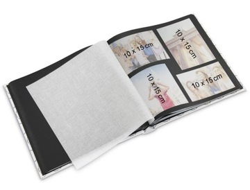 АЛЬБОМ FINE ART 30x30/100 В КНИЖНОМ переплете Белый Hama