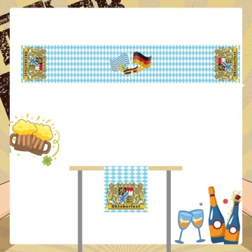 PIĘKNY BAWARSKI BANER DO ZAWIESZENIA OKTOBERFEST OBRUS