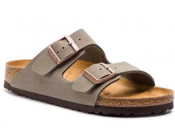 Klapki Damskie Birkenstock 0151213 ARIZONA BFBC NARROW Beżowe 37