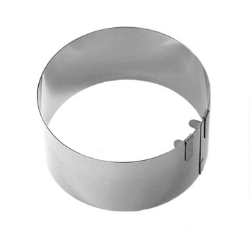 RANT OPASKA DO PIECZENIA REGULOWANA TORTOWNICA TORT FORMA 12,5-18 H8cm