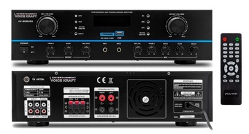 ДИНАМИКИ STAGE 1000 Вт УСИЛИТЕЛЬ BLUETOOTH USB НАБОР