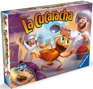 РАВЕНСБУРГЕР ЛА КУКАРАЧА СЕМЕЙНАЯ НАСТОЛЬНАЯ ИГРА ДЛЯ ДЕТЕЙ «ПОЙМАЙТЕ ЧЕРВЯКА»