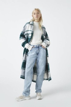 PULL & BEAR ECRU SWETER STÓJKA (M)