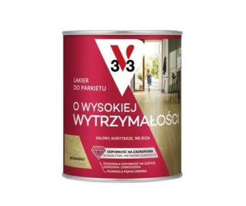 V33 LAKIER DO PARKIETU W.WYTRZYMAŁOŚĆ 0,75L MAT
