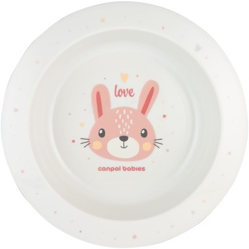 CANPOL MISECZKA PLASTIKOWA DLA DZIECI 4m+ 270ml CUTE ANIMALS - kotek