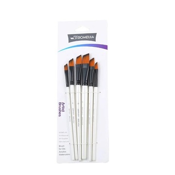 Brush set circular flat angle watercolor oil painting