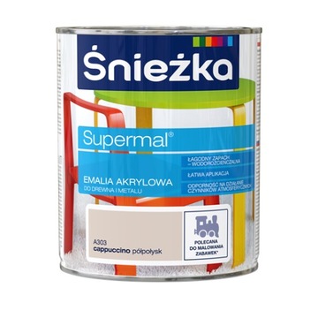 ŚNIEŻKA EMALIA AKRYLOWA A303 CAPPUCCINO 0,8L