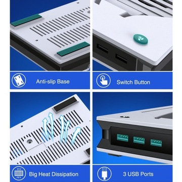ПОДСТАВКА ДЛЯ ОХЛАЖДЕНИЯ И ЗАРЯДКИ PS5 USB ПОДСТАВКА