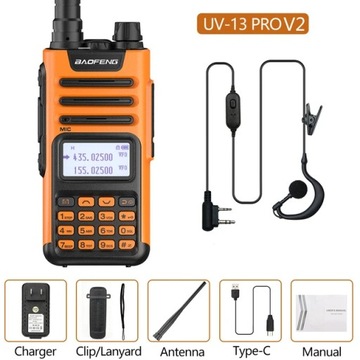 BaoFeng UV-13 PRO V2 10W potężny dwuzakresowy
