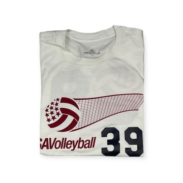 Мужская белая футболка ADIDAS VOLLEYBALL S 39