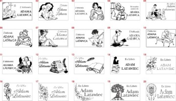 Штамп EX LIBRIS, качество PRO, штамп 50х30мм