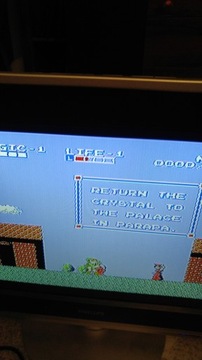 Игра Zelda II The Adventure of Link для Nintendo NES и суперобложка