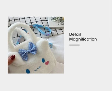 Портативная ультратонкая плюшевая сумка через плечо