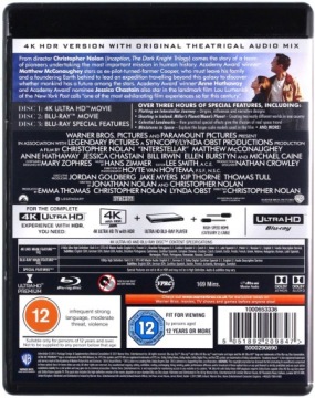 ИНТЕРСТЕЛЛАР (BLU-RAY 4K)+(2XBLU-RAY) Лектор ПЛ