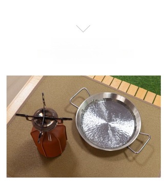 УЛИЧНЫЙ ОГНЕРУБНЫЙ КОВРИК ДЛЯ ГРИЛЯ ДЛЯ КАМИНА, КУСТОК ДЛЯ ПИКНИКА