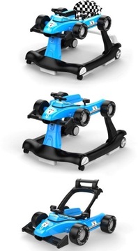 Chodzik jeździk pchacz WYŚCIGÓWKA FORMUŁA 1 3w1