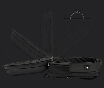 Plecak AoPin na laptopa 15,6 pojemny z USB i RFID