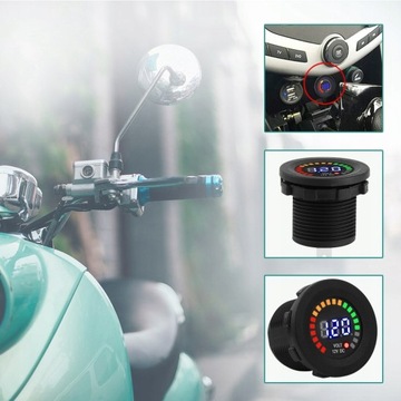 WOLTOMIERZ VOLTOMIERZ SAMOCHODOWY MIERNIK NAPIĘCIA 12V 5-15 V