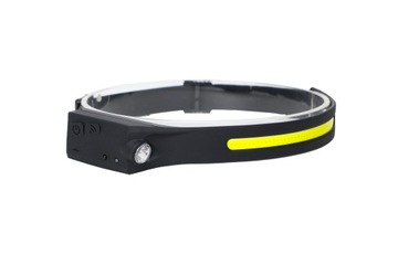 НАБОРНЫЙ ФОНАРЬ 5 Вт COB + 3 Вт XPE LED, ПЕРЕЗАРЯЖАЕМЫЙ USB, IP44 ДАТЧИК ДВИЖЕНИЯ, 5 ФУНКЦИЙ