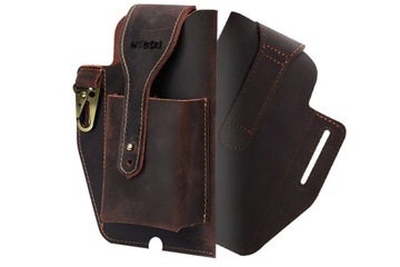 КОЖАНАЯ КОБУРА ДЛЯ ТЕЛЕФОНА ПОЯСНАЯ СУМКА СУМКА
