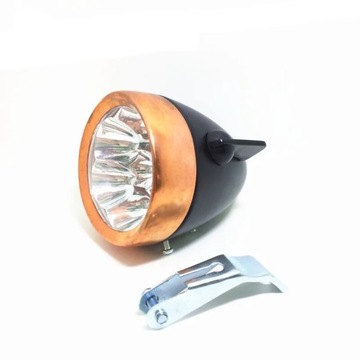 Светодиодный велосипедный фонарь в стиле ретро с медной батареей Q03