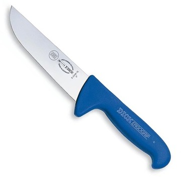 Nóż Masarski Rzeźniczy Prosty 15cm Do Mięsa Niebieski DICK ERGOGRIP