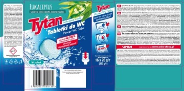 Таблетки для туалета Tytan Power 16шт