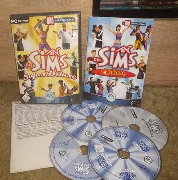 THE SIMS 1 SUPER DELUXE (DOUBLE DELUXE) / PODSTAWA +2 DODATKI PL