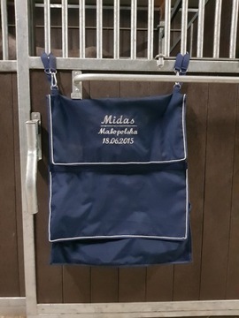 Torba/organizer na boks na szczotki do konia koń