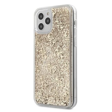 ETUI DO IPHONE 12 MINI GUESS LIQUID GLITTER COVER