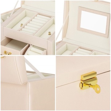 КОРОБКА-ОРГАНИЗАТОР ДЛЯ ЮВЕЛИРНЫХ УКРАШЕНИЙ КОРОБКА ЭЛЕГАНТНАЯ КАССЕТА XXL КОРОБКА