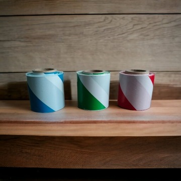 ЛЕНТА ПРЕДУПРЕЖДАЮЩАЯ 70мм/100м желто-черная 7см для ограждения раскопок