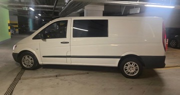 Mercedes Vito W639 Kombi Facelifting 122 CDI 224KM 2010 Mercedes-Benz Vito 120cdi extra long 6 osób brygadówka hak automat, zdjęcie 9