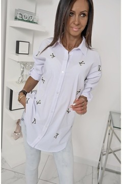 CASUALOWA KOSZULA OVERSIZE EMMELINE! WZ.10 L