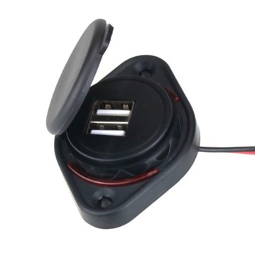 ŁADOWARKA SAMOCHODOWA USB 3.1A ZEWNĘTRZNA BLUE